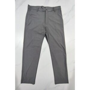 LEVI STRAUSS XX Chino Pants Mens 36x30 Gray Standard Taper Fit Stretch